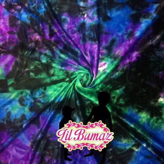 An example of Cosmic storm minky.  A perfect top fabric for TCS-eco Cloth Sanitary Pads.