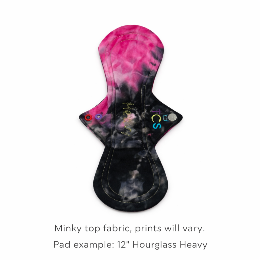 Heavy absorbency represented in blood drops