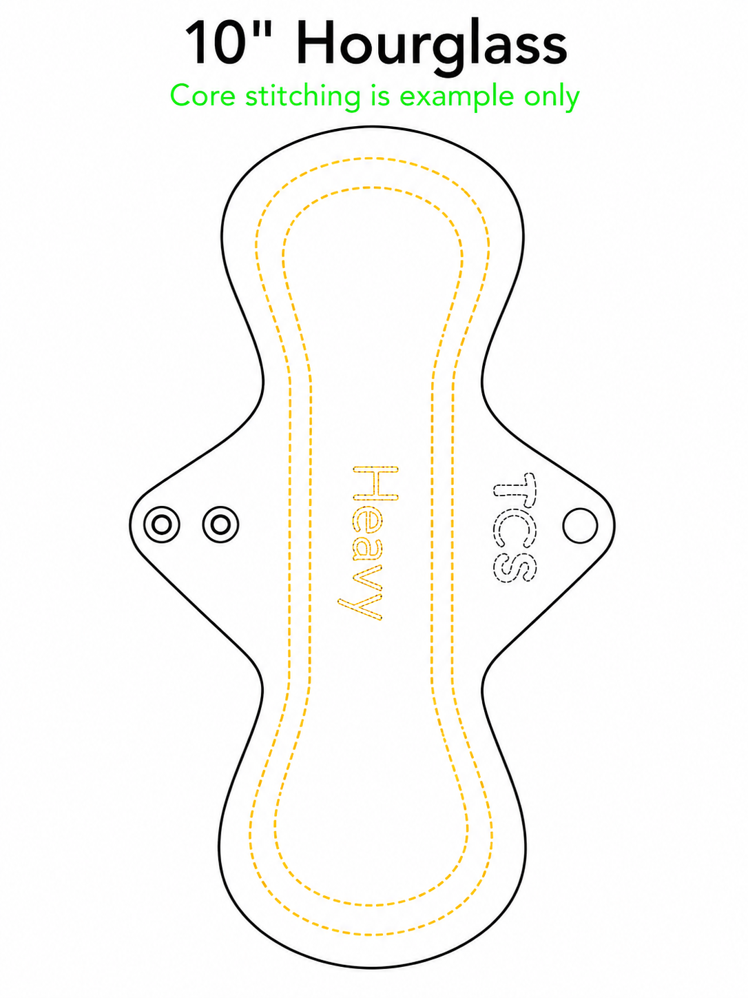 Shape Of Pad: Hourglass (most popular)