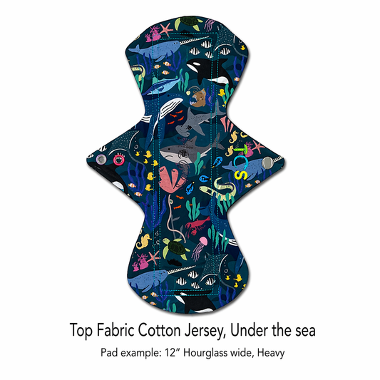 Reusable Period Pad - Under The Sea