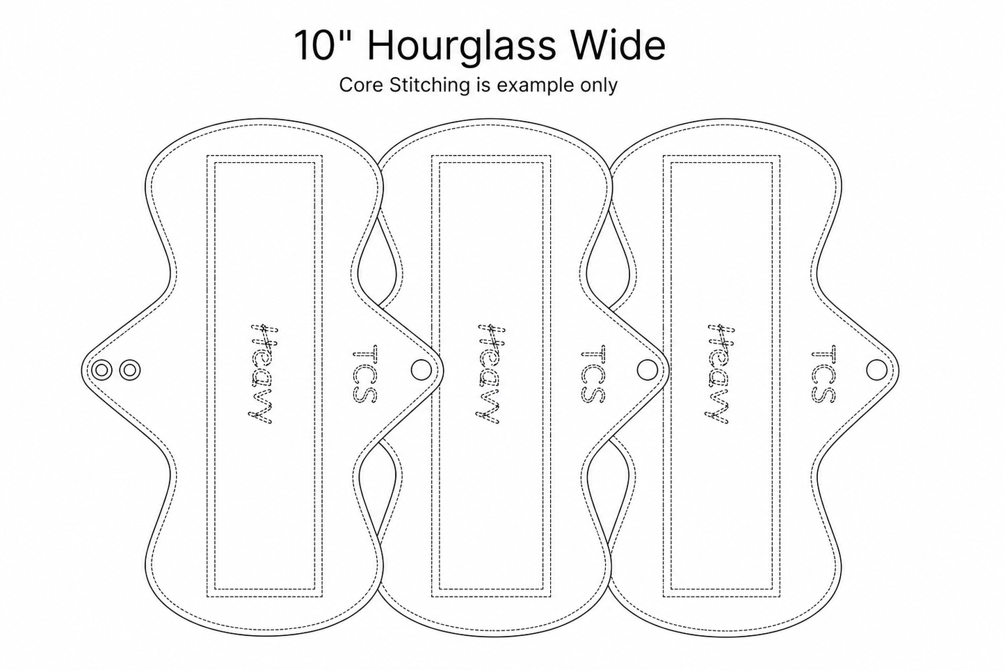 10" Hourglass Wide Bundle