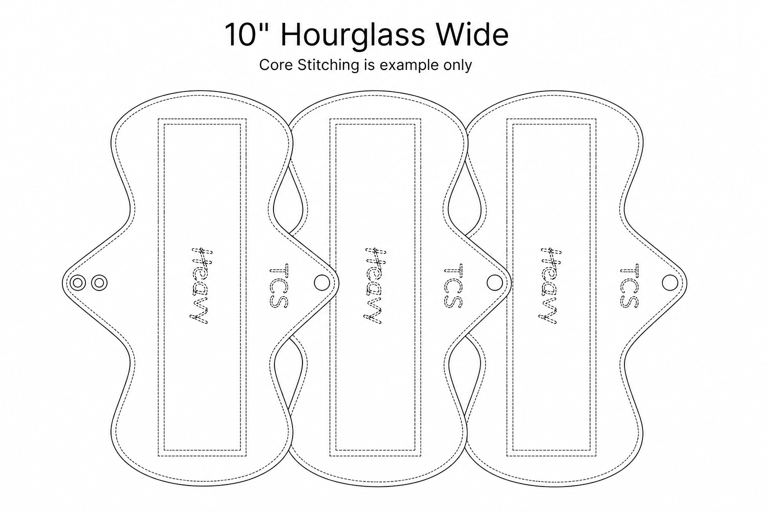 10" Hourglass Wide Bundle