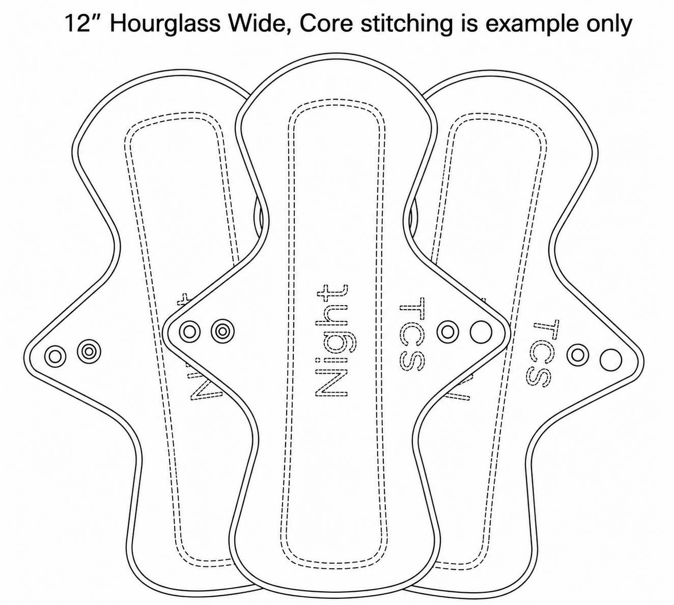 12" Hourglass Wide Bundle