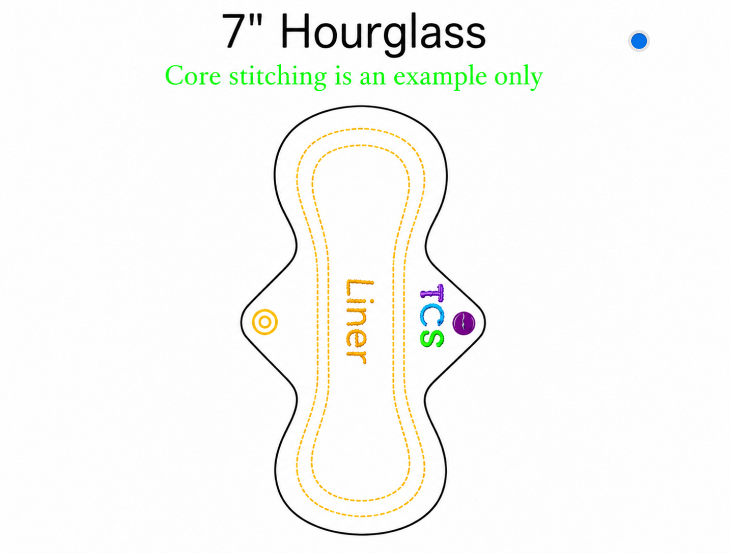 7" Hourglass