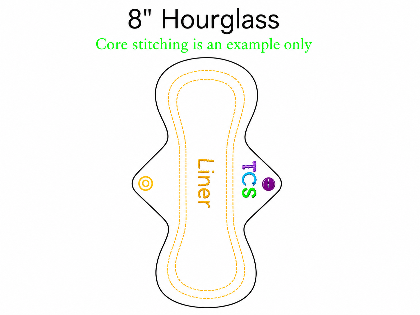 8" Hourglass