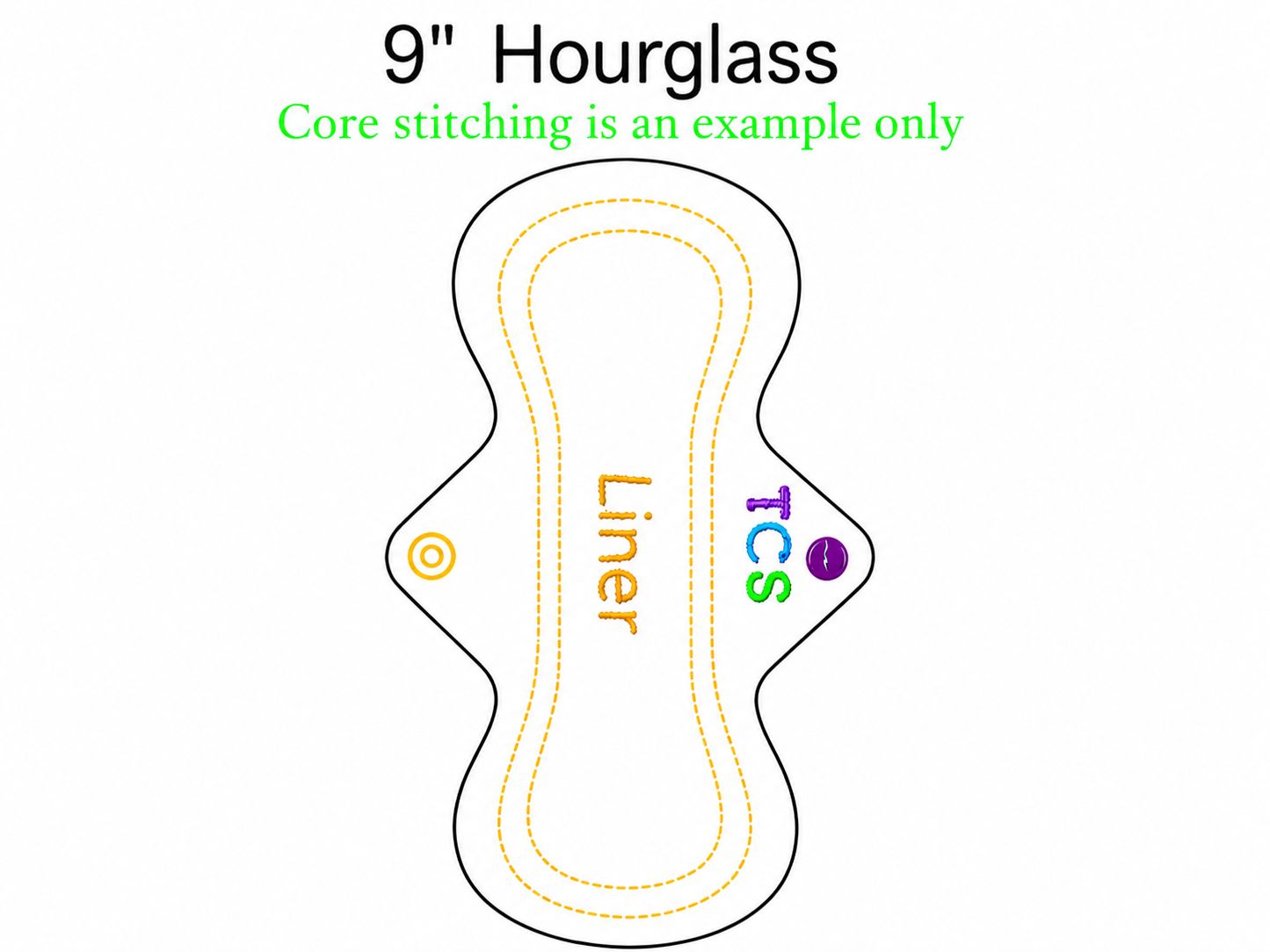 9" Hourglass