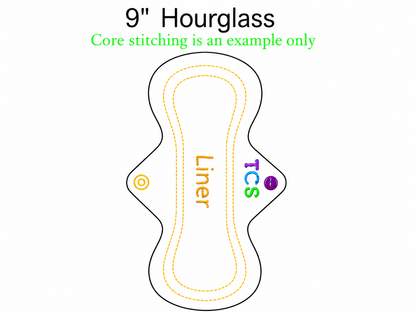 9" Hourglass