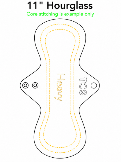 11" Hourglass