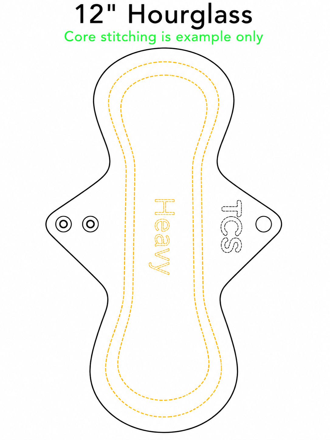 12" Hourglass