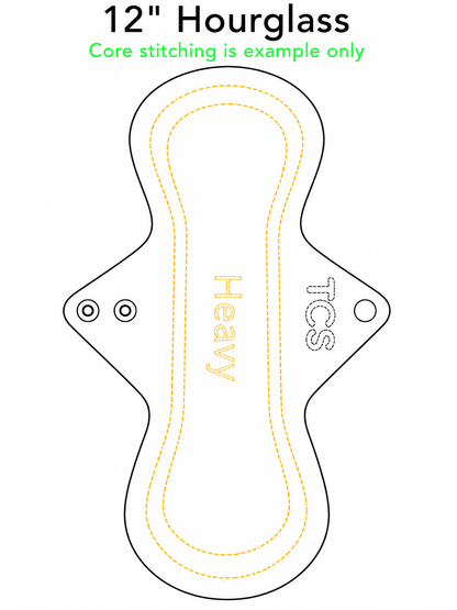 12" Hourglass