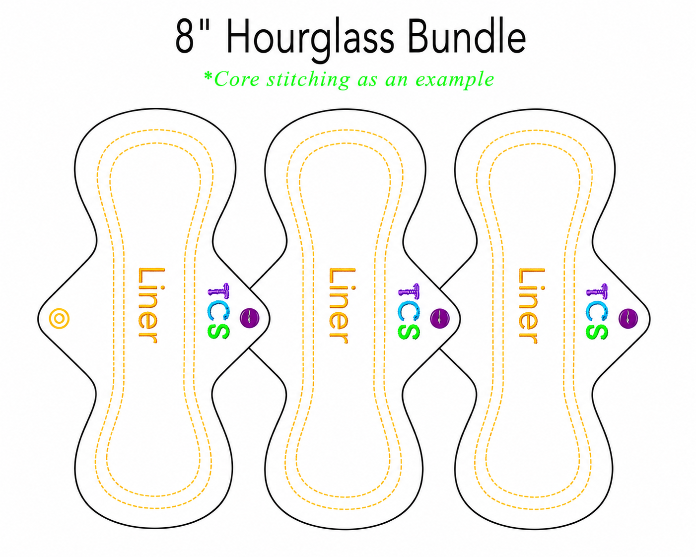 8" Hourglass Bundle
