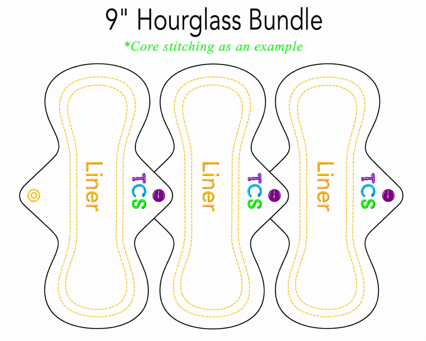 9" Hourglass Bundle