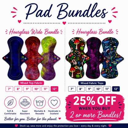 Period Pads examples only