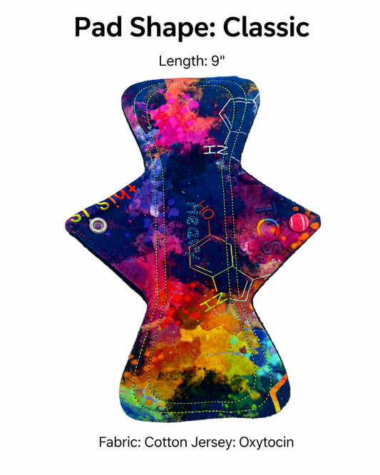 Reusable Period Pad -  Oxytocin (This is love)