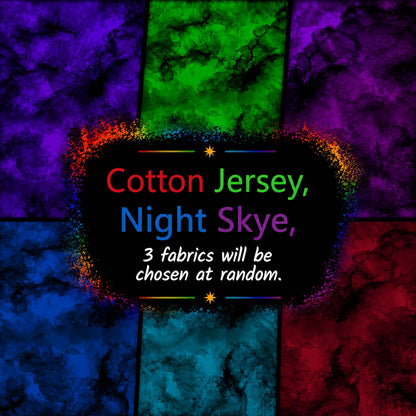 Cotton Jersey (Night Sky Print)