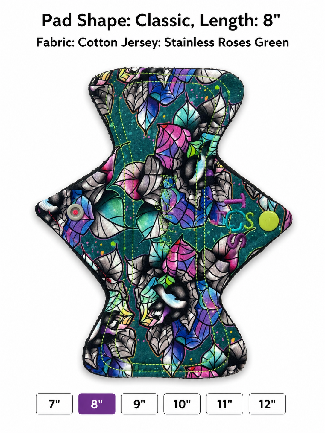 bright fabric with roses