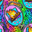 Bright colourful cotton jersey for underwear