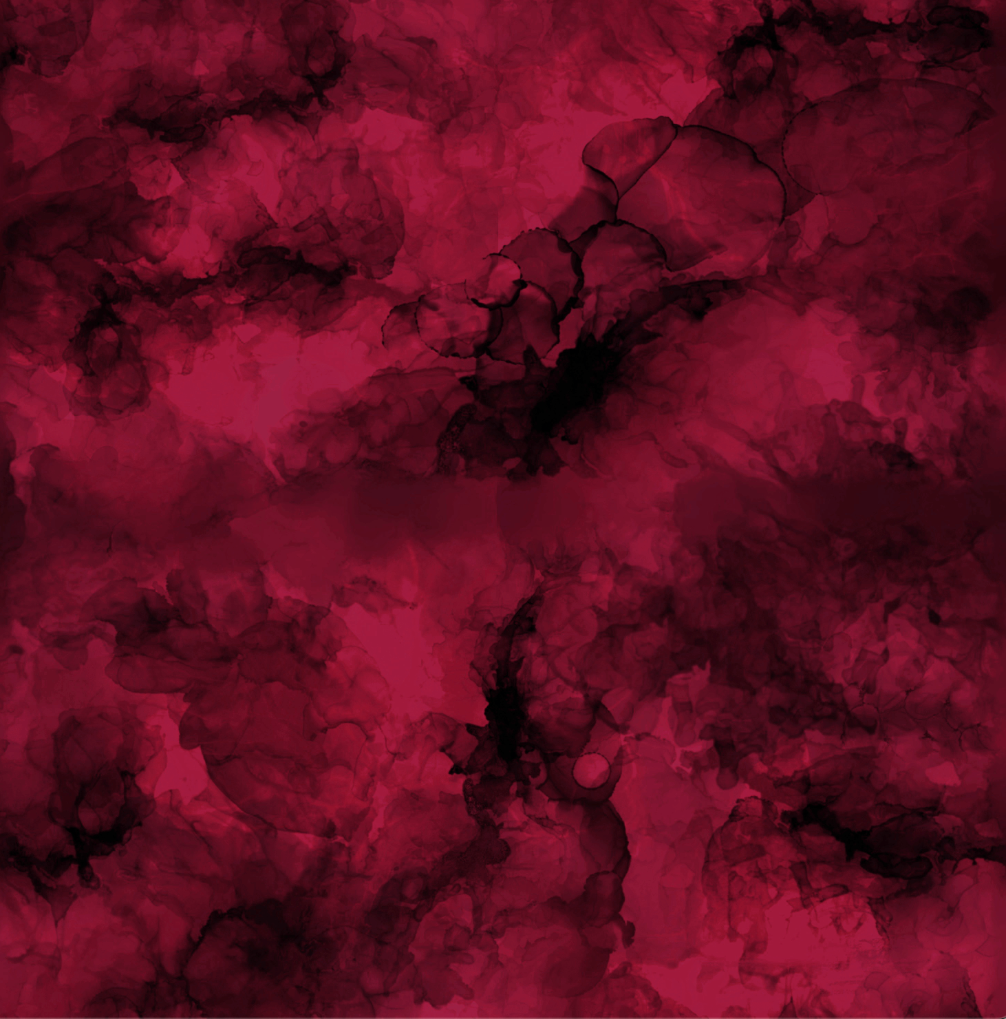 Fabric with a red and black pattern