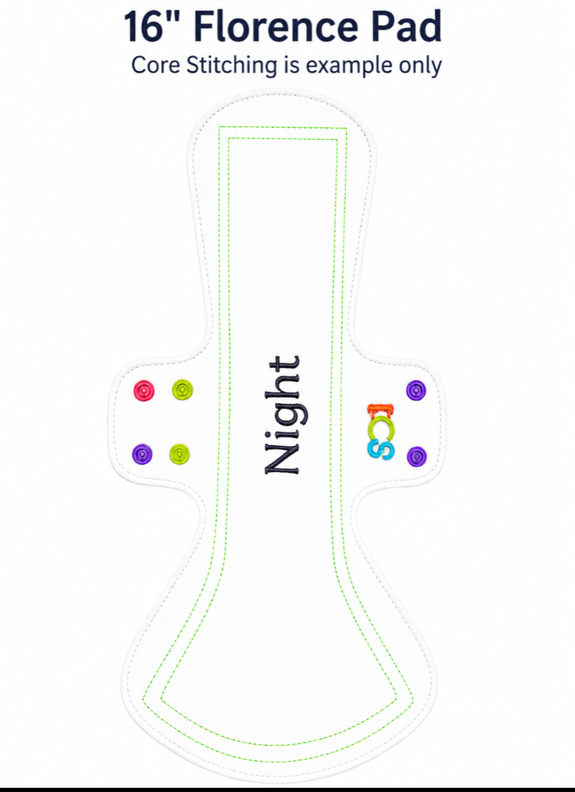 Shape Of Pad: Florence (1/4 inch wider than standard width)