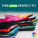 Reusable period pads bamboo velour in a fancy pile