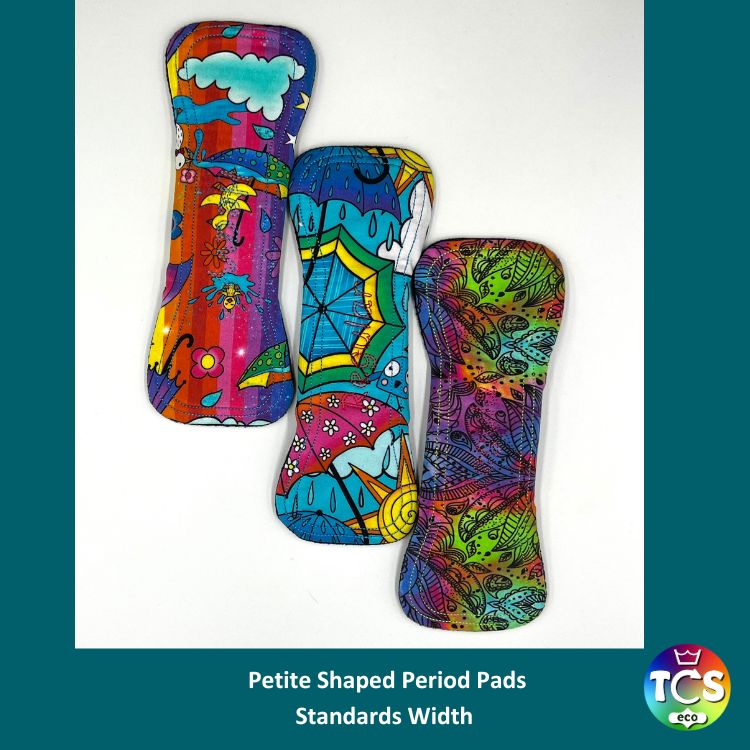 regular absorbency reusable period pads