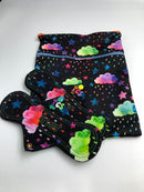 Large double zipper wet bags 9" x 12"