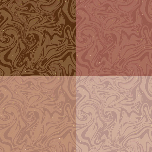 Nude colours for bralettes on a square of 4