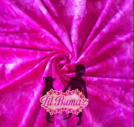 An example of candy smash minky.  A perfect top fabric for TCS-eco Cloth sanitary pads.