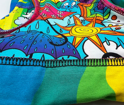 Rainbow Brolly Duck TCS-eco Bralette