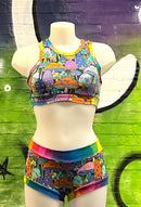 Black Shroom  TCS-eco Bralette