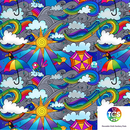 An image of a seamless file for printing on TCS-eco scrundies