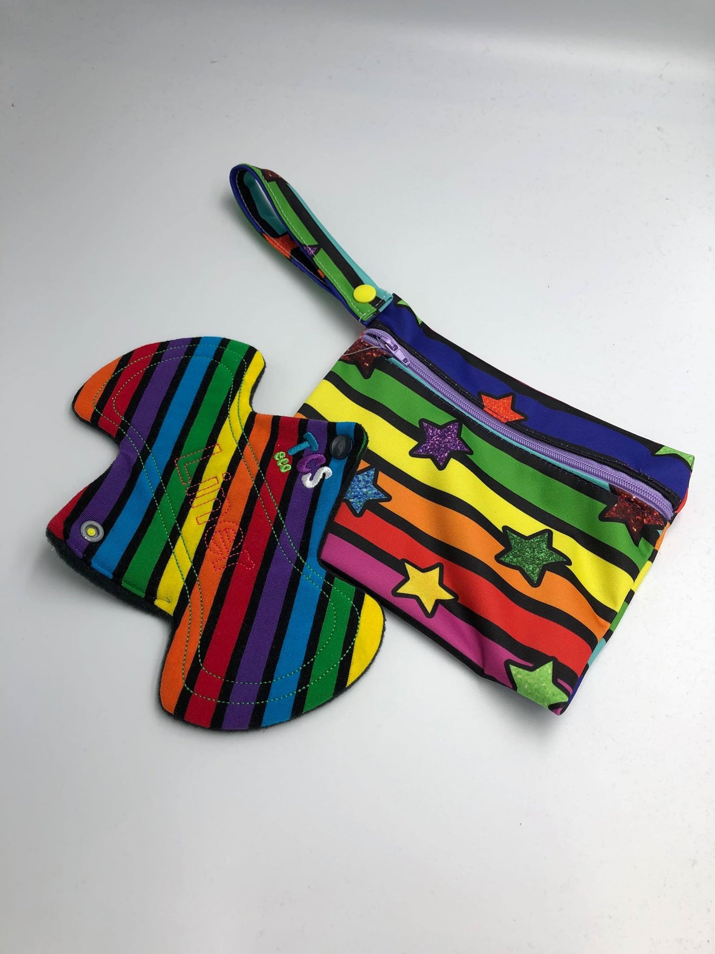 6x 7.5" zipper wet bag