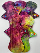 Pack of 3: 12" heavy extra long reusable cloth pads.TCS-eco