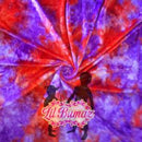 An example of passion fruit pop minky.  A perfect top fabric for TCS-eco Cloth sanitary pads.