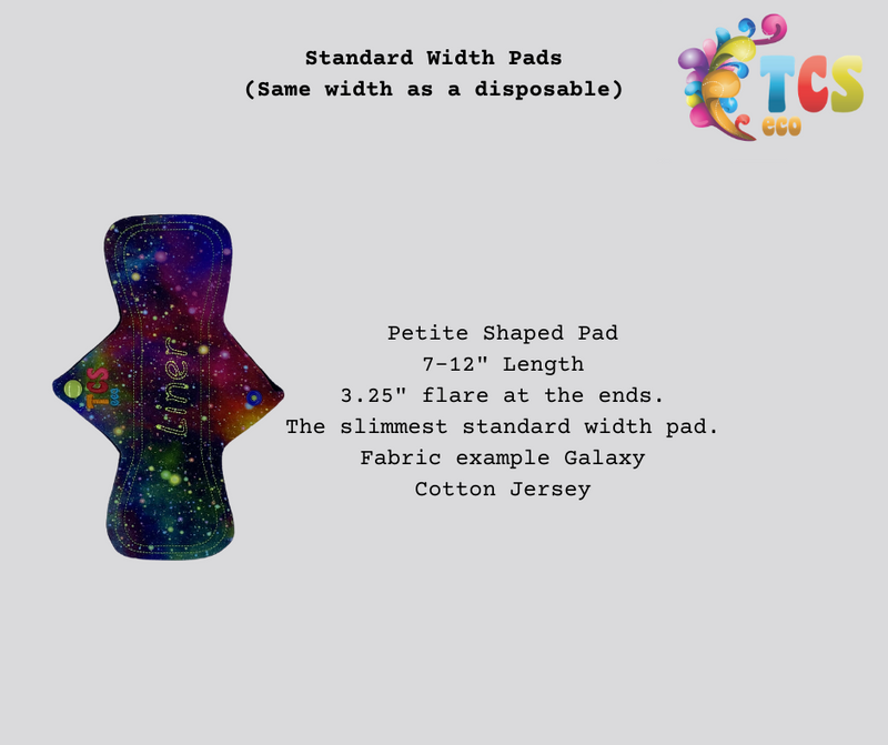 Tween Starter Pack Cloth Sanitary Packs for teenager and smaller frames. TCS-eco