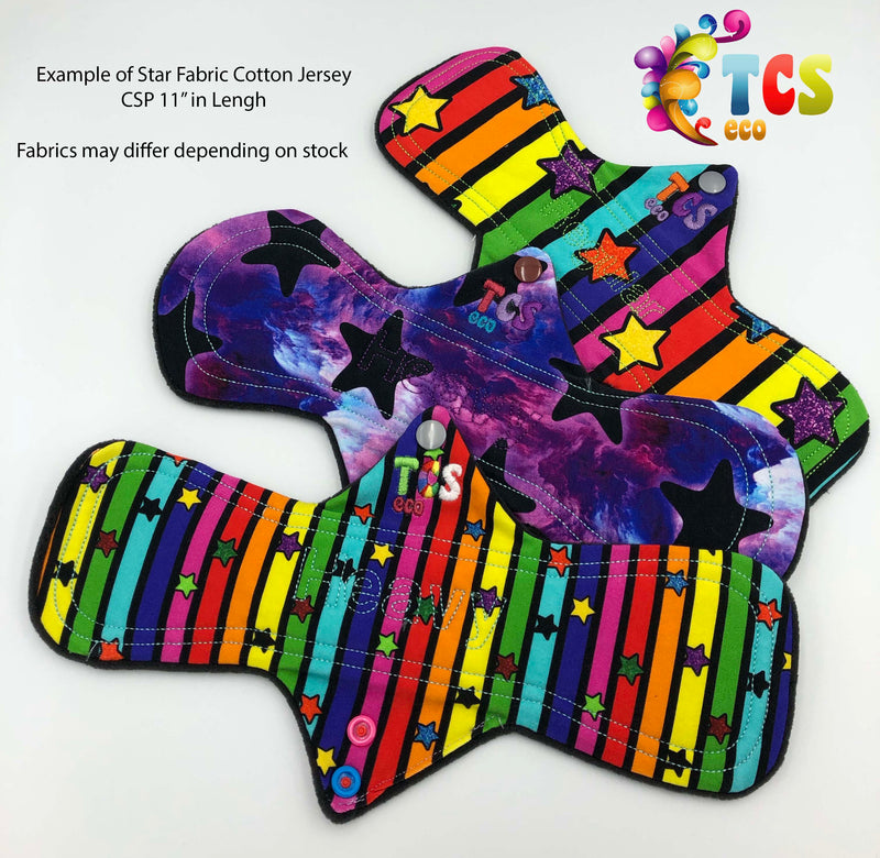 Super Discounted 10" Cloth Sanitary Pads Heavy Starter Pack(night disposable length)TCS-eco