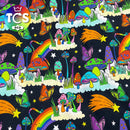 Surface pattern printed on cotton jersey, suitable for underwear